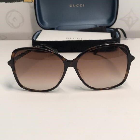 Gucci GG0546SK 002 – Havana Brown Gradient | 60-14-145 | New Authentic” - Picture 10 of 13